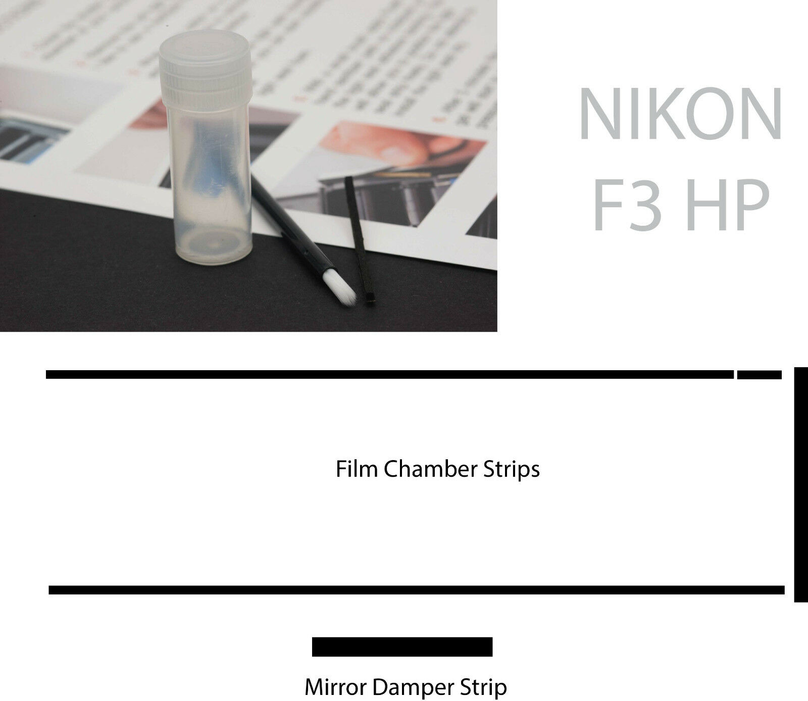 Nikon F3 Hp Light Seal Kit And Mirror Damper